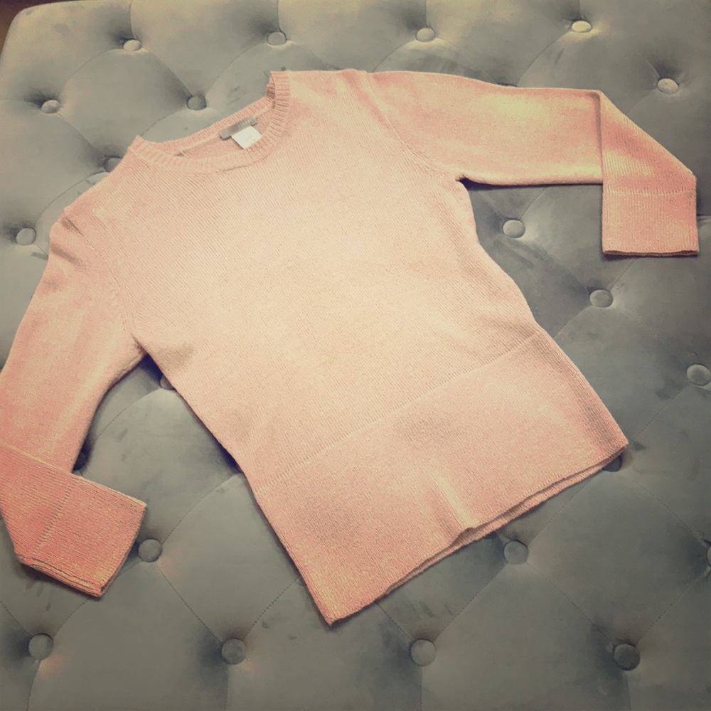 J.Crew light pink sweater